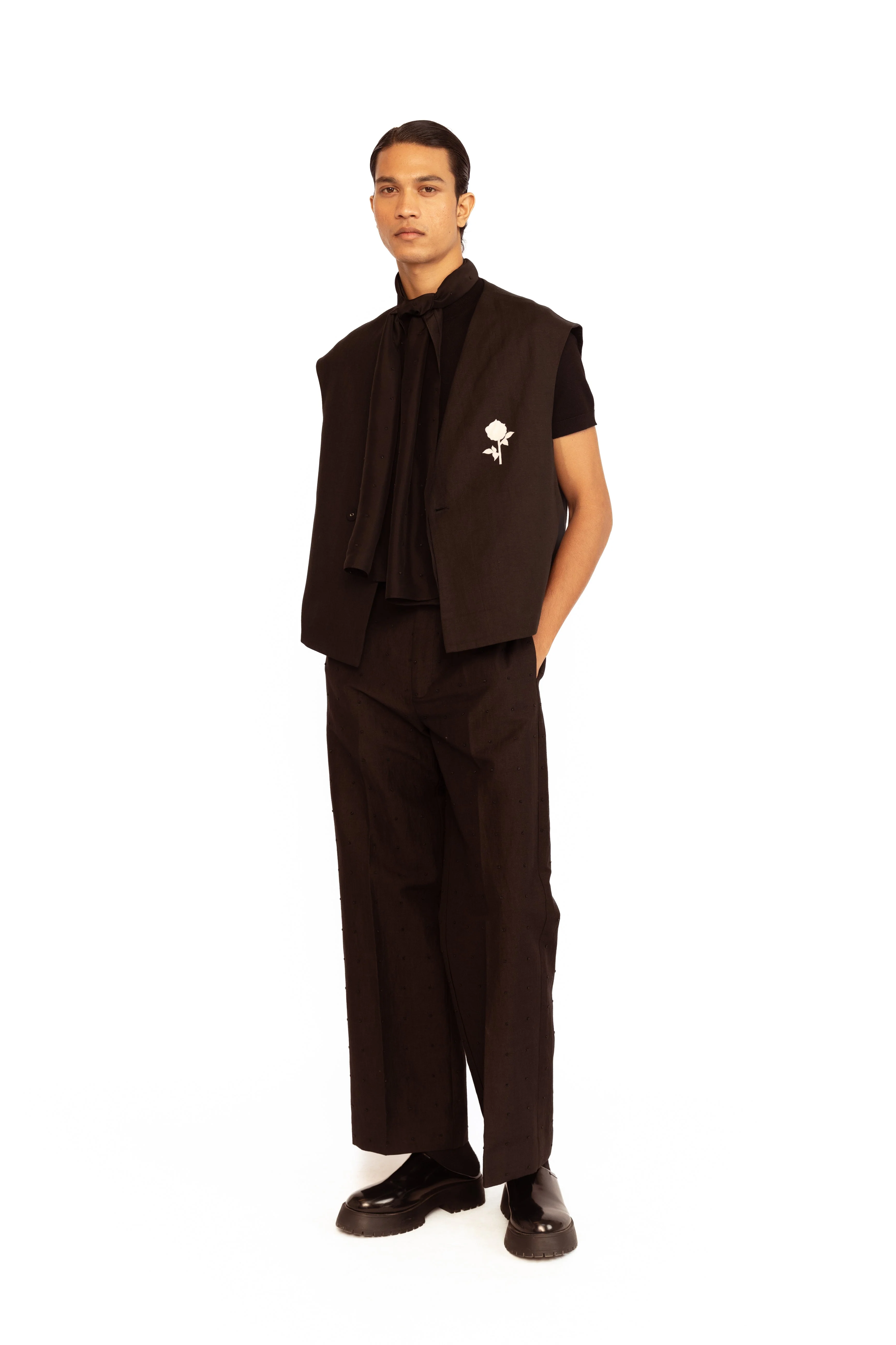 Archibald Waistcoat - Black - Image 3