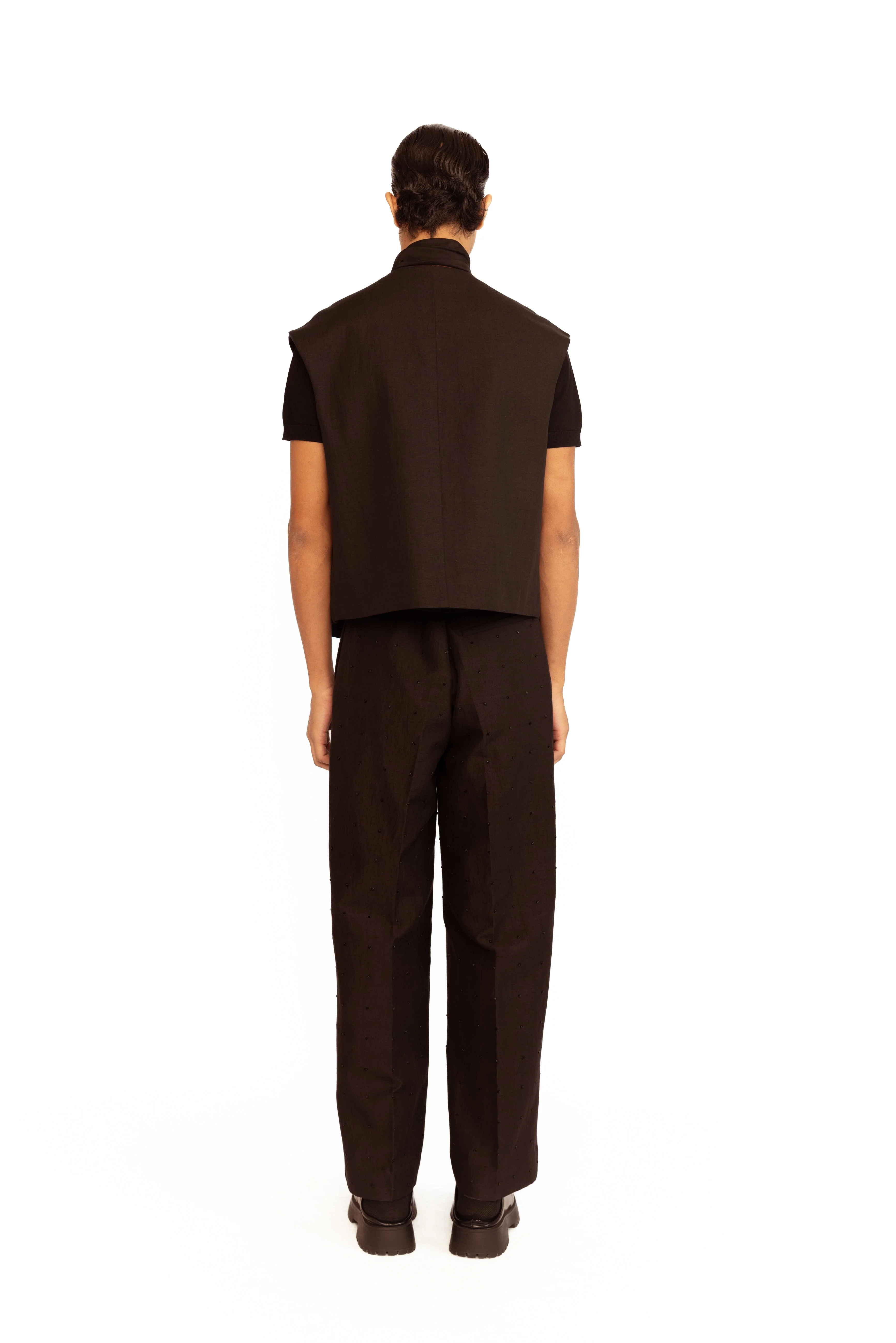 Archibald Waistcoat - Black - Image 5