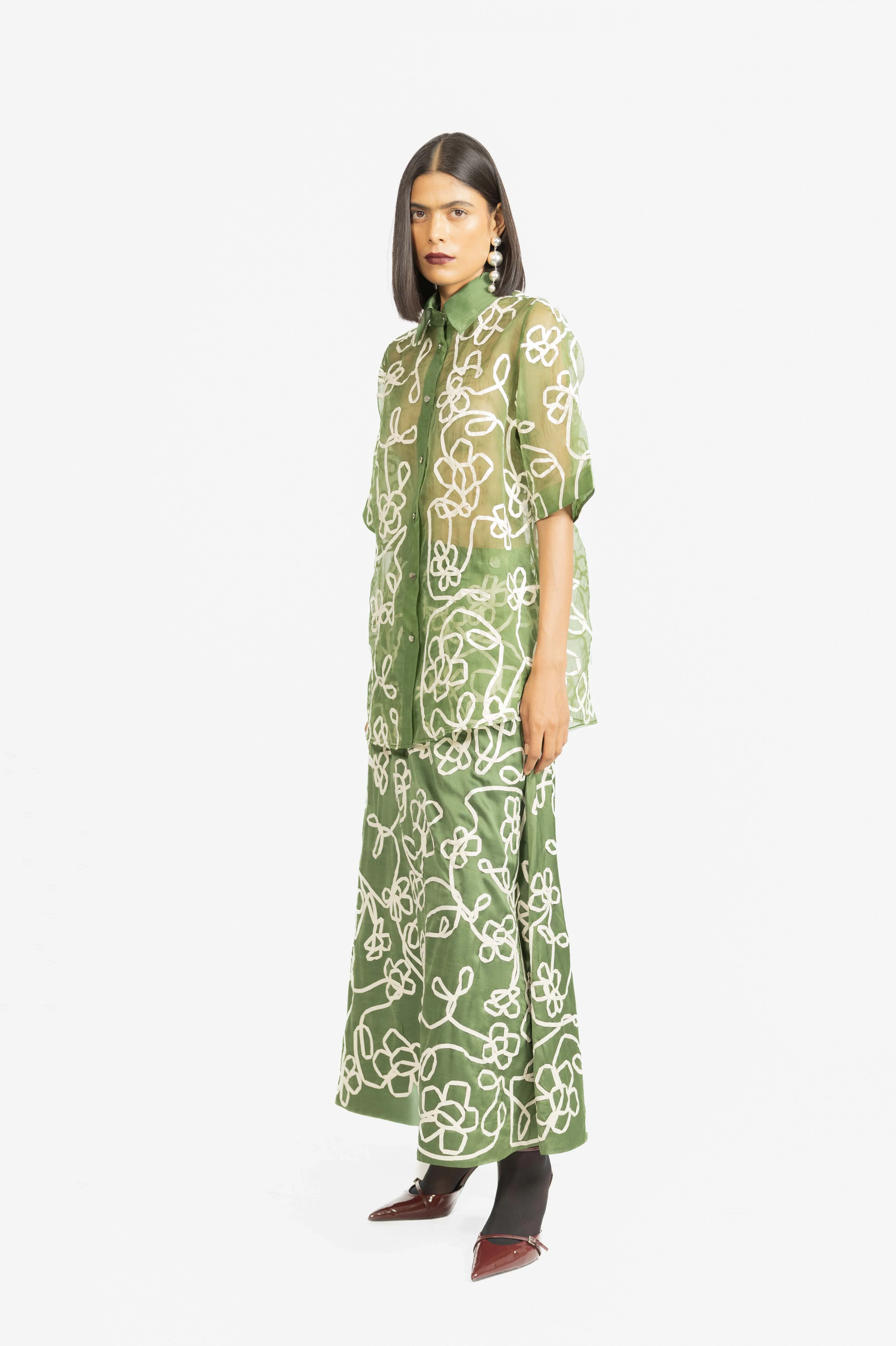 Daisy Embroidered Skirt - Image 3