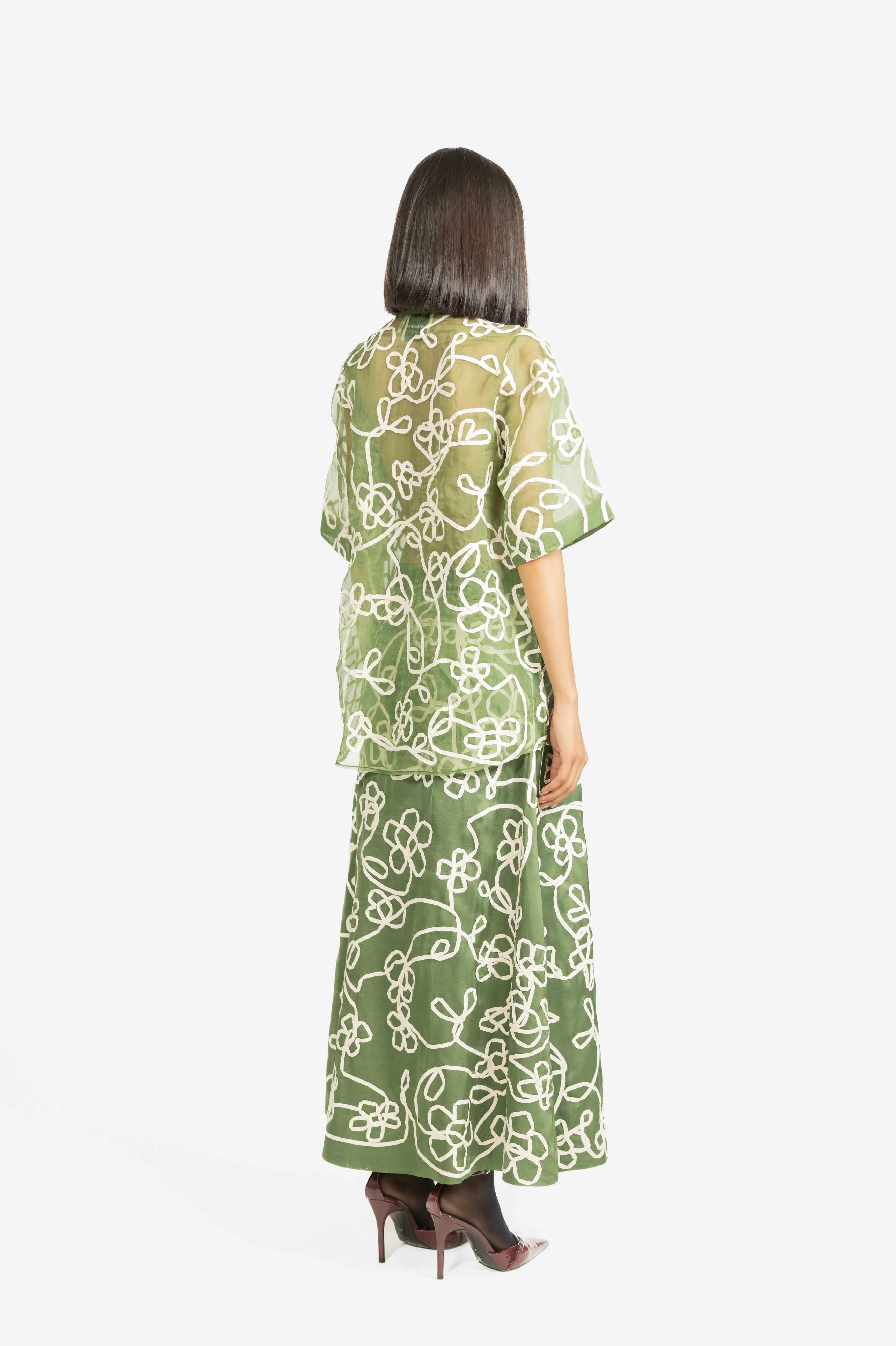Daisy Embroidered Skirt - Image 5