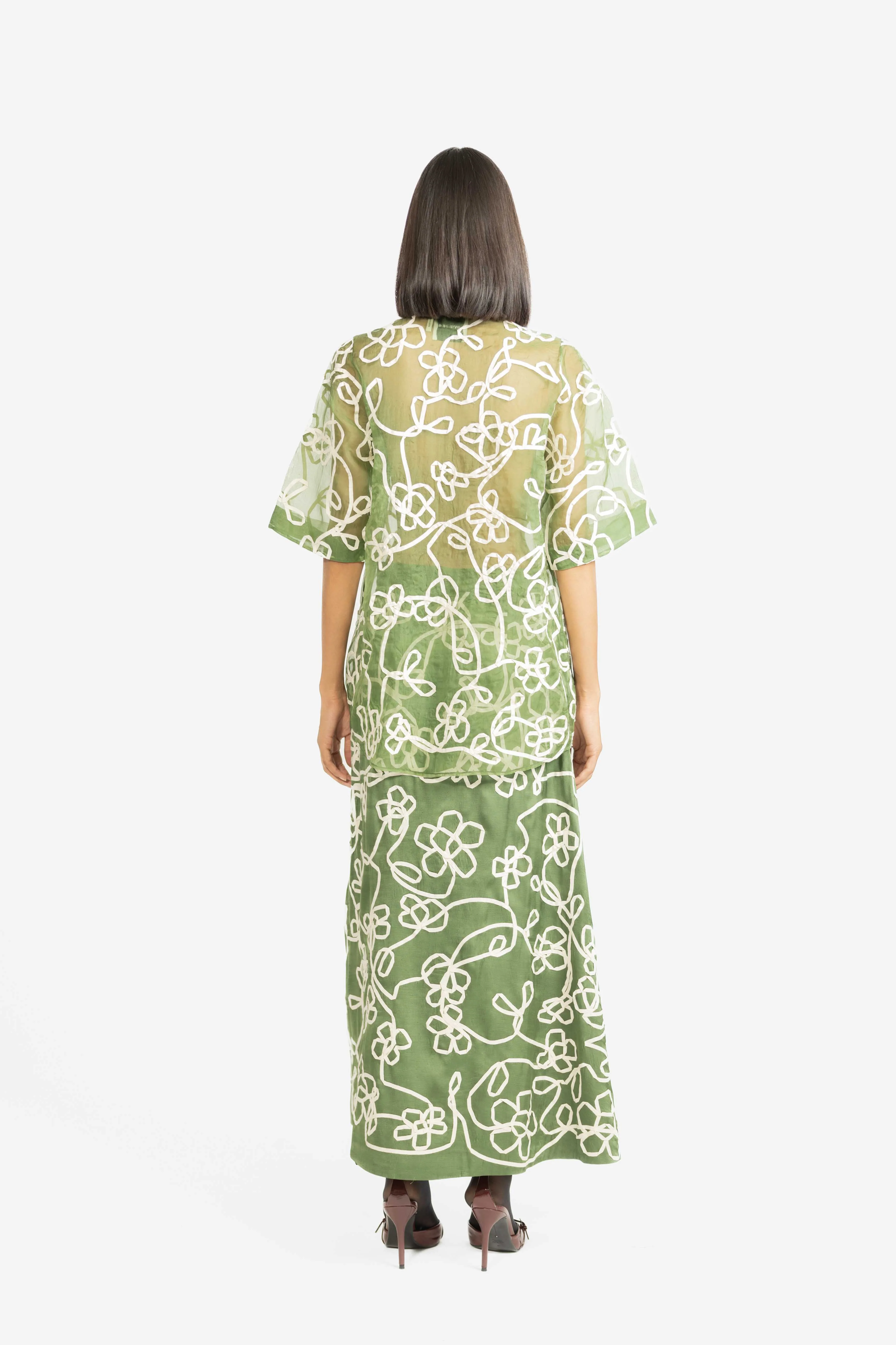 Daisy Embroidered Skirt - Image 6