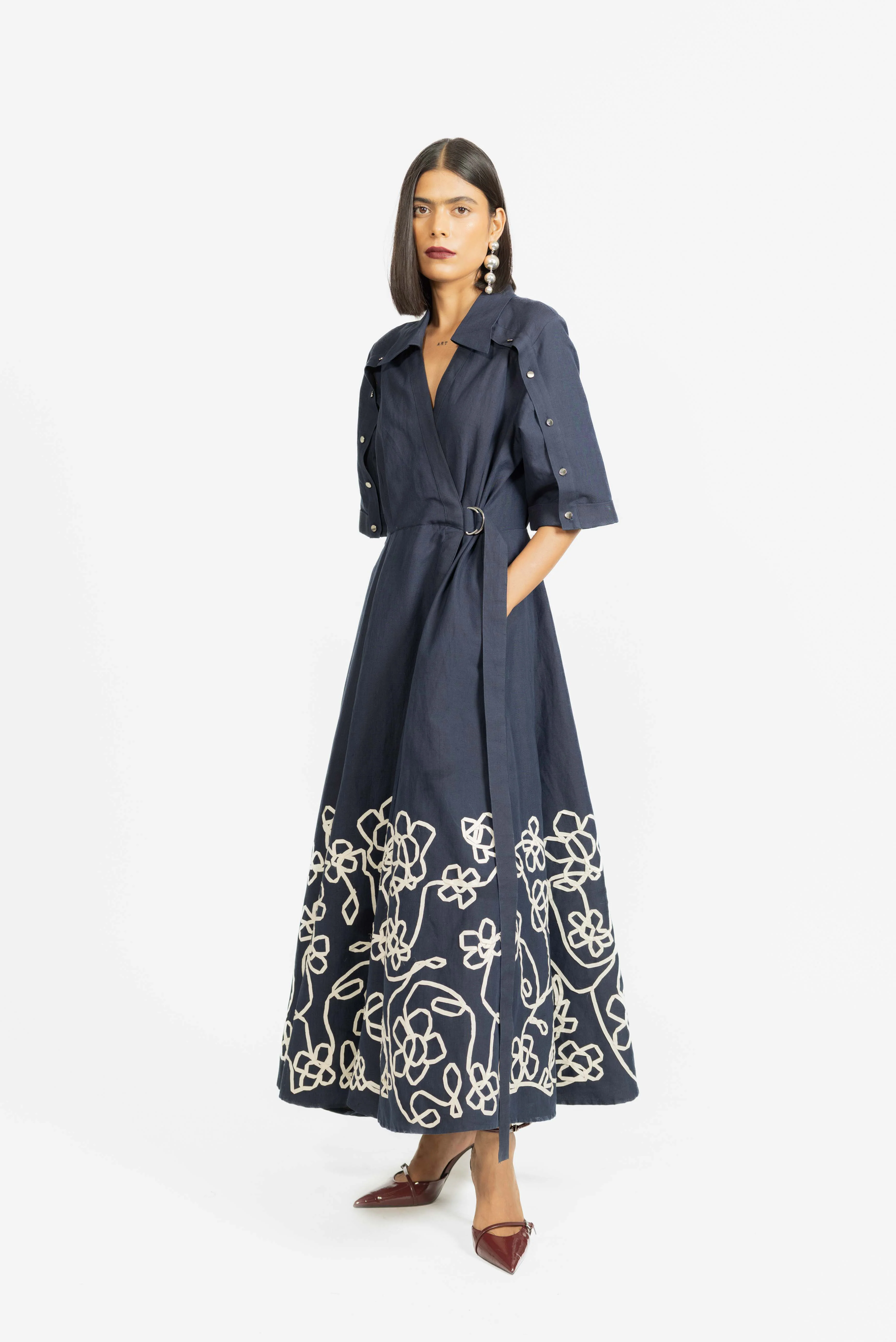 Kyoto Embroidered Dress - Image 3