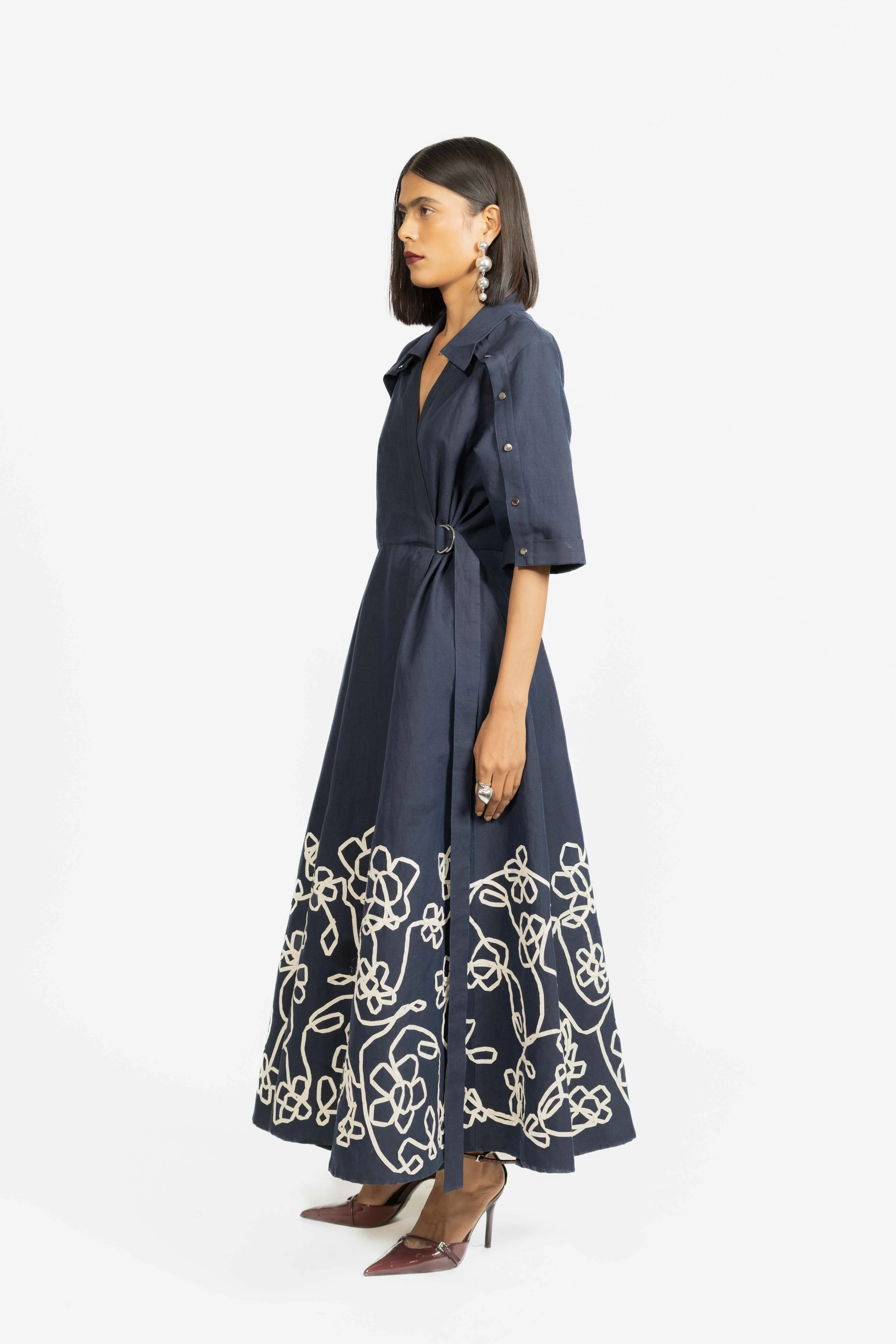 Kyoto Embroidered Dress - Image 4