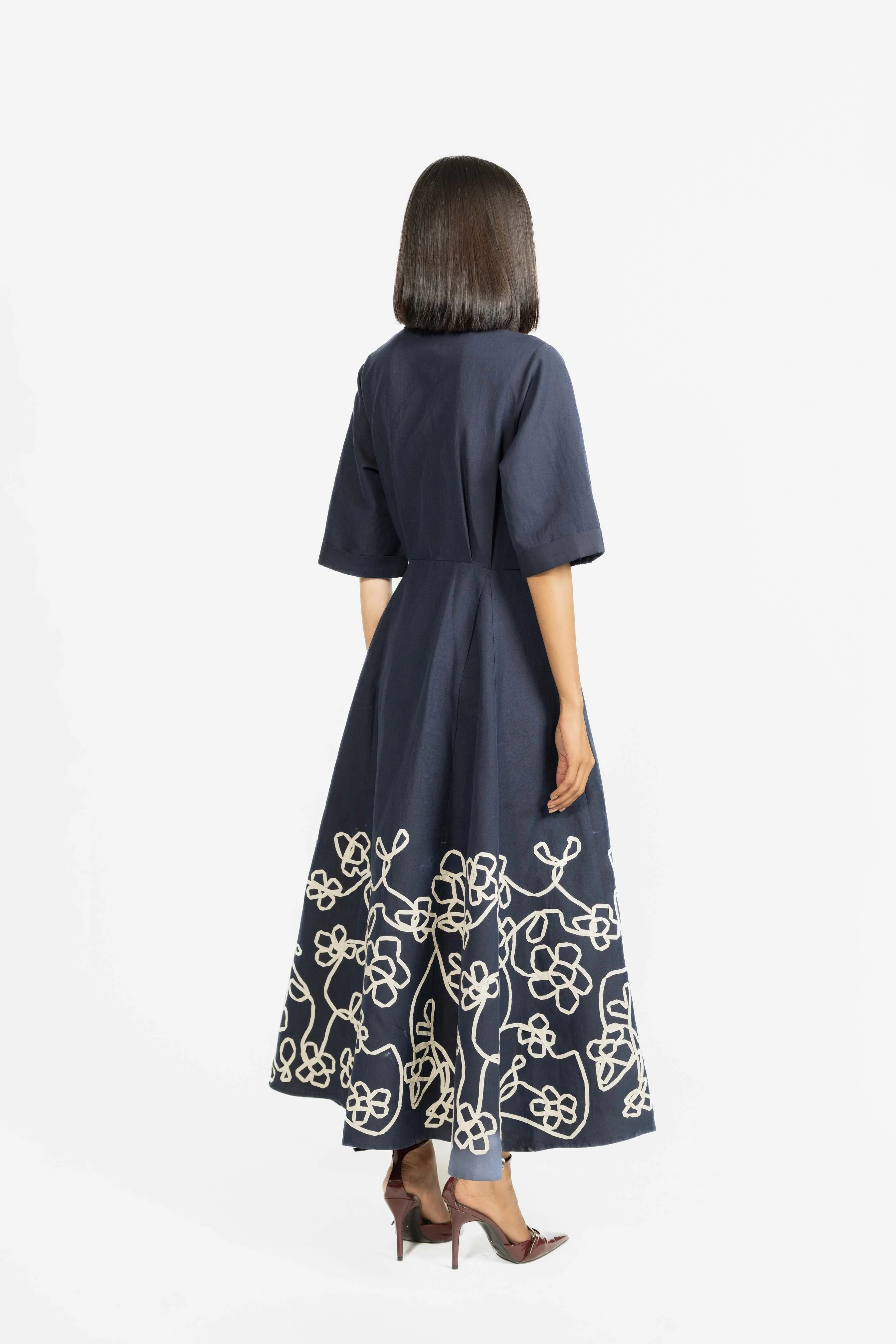 Kyoto Embroidered Dress - Image 5