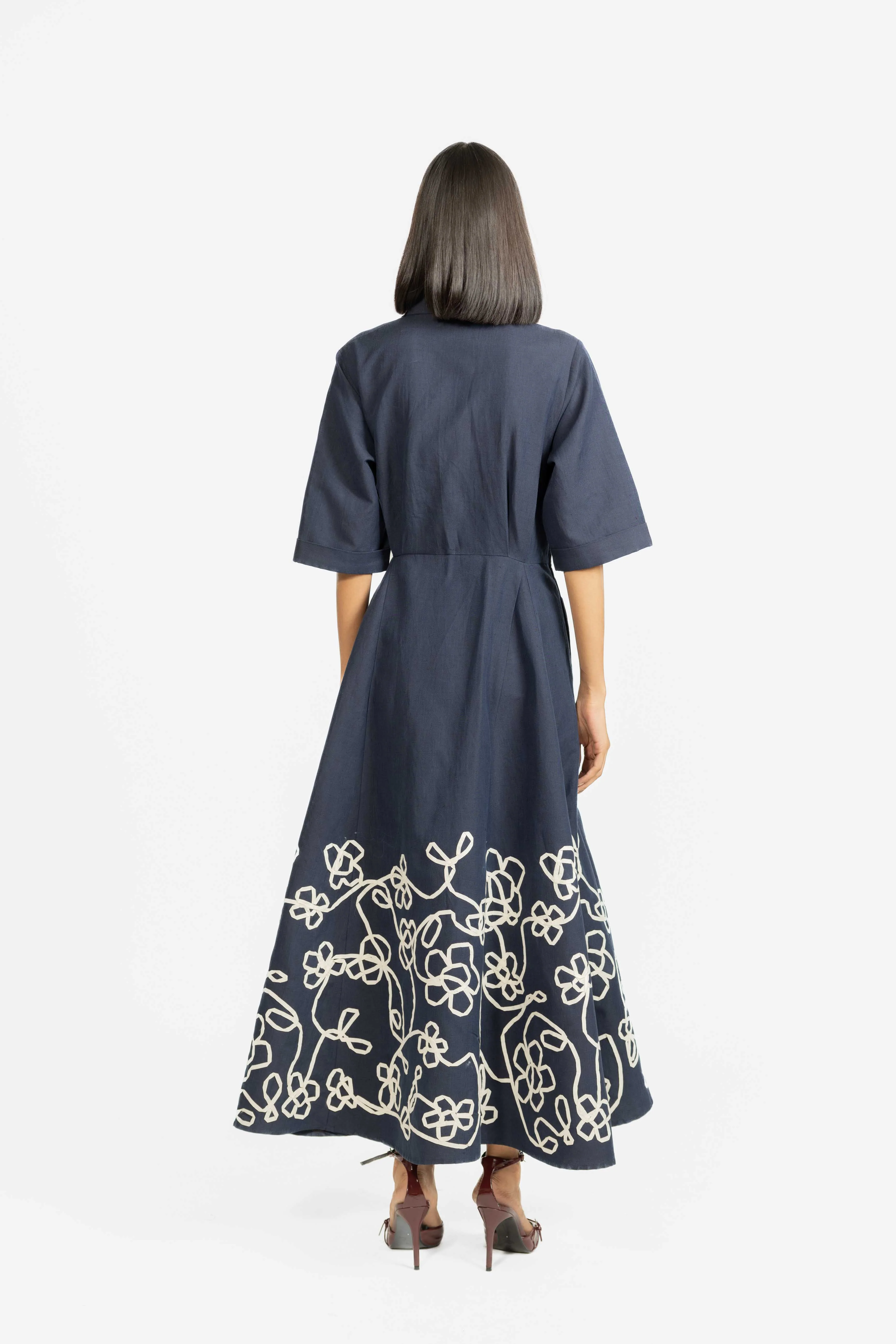 Kyoto Embroidered Dress - Image 6