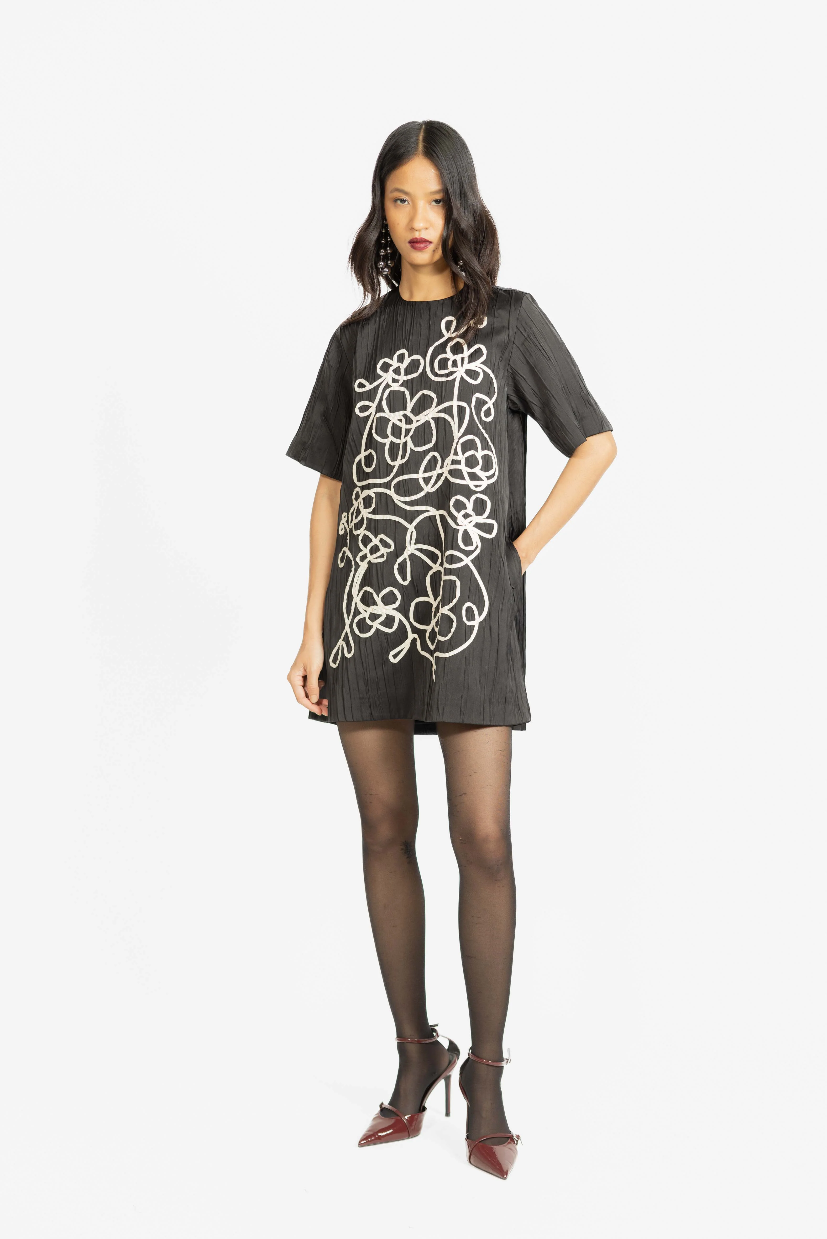 Katya Crinkled Dress - Image 3