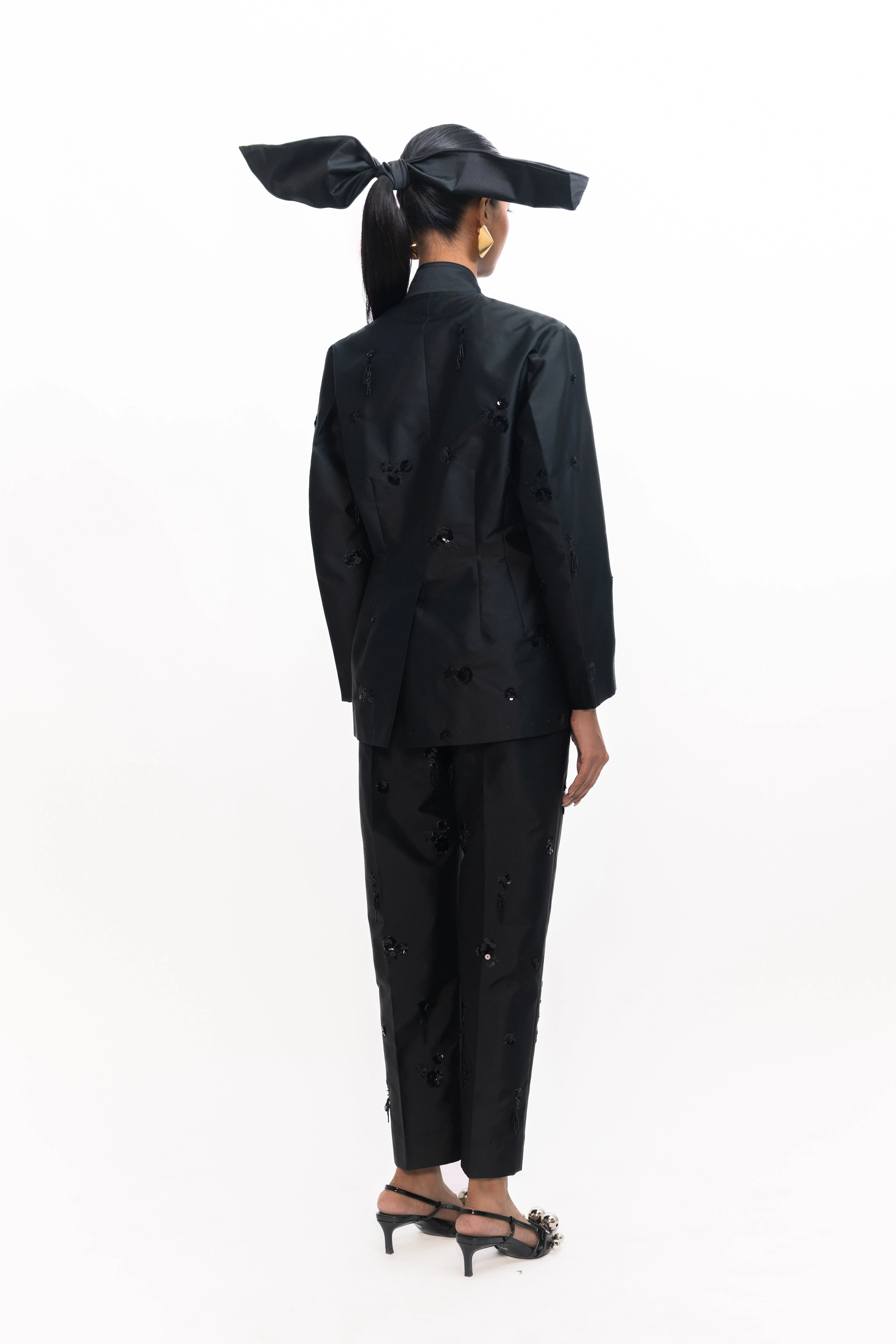 Lamar Sequins Blazer - Black - Image 6