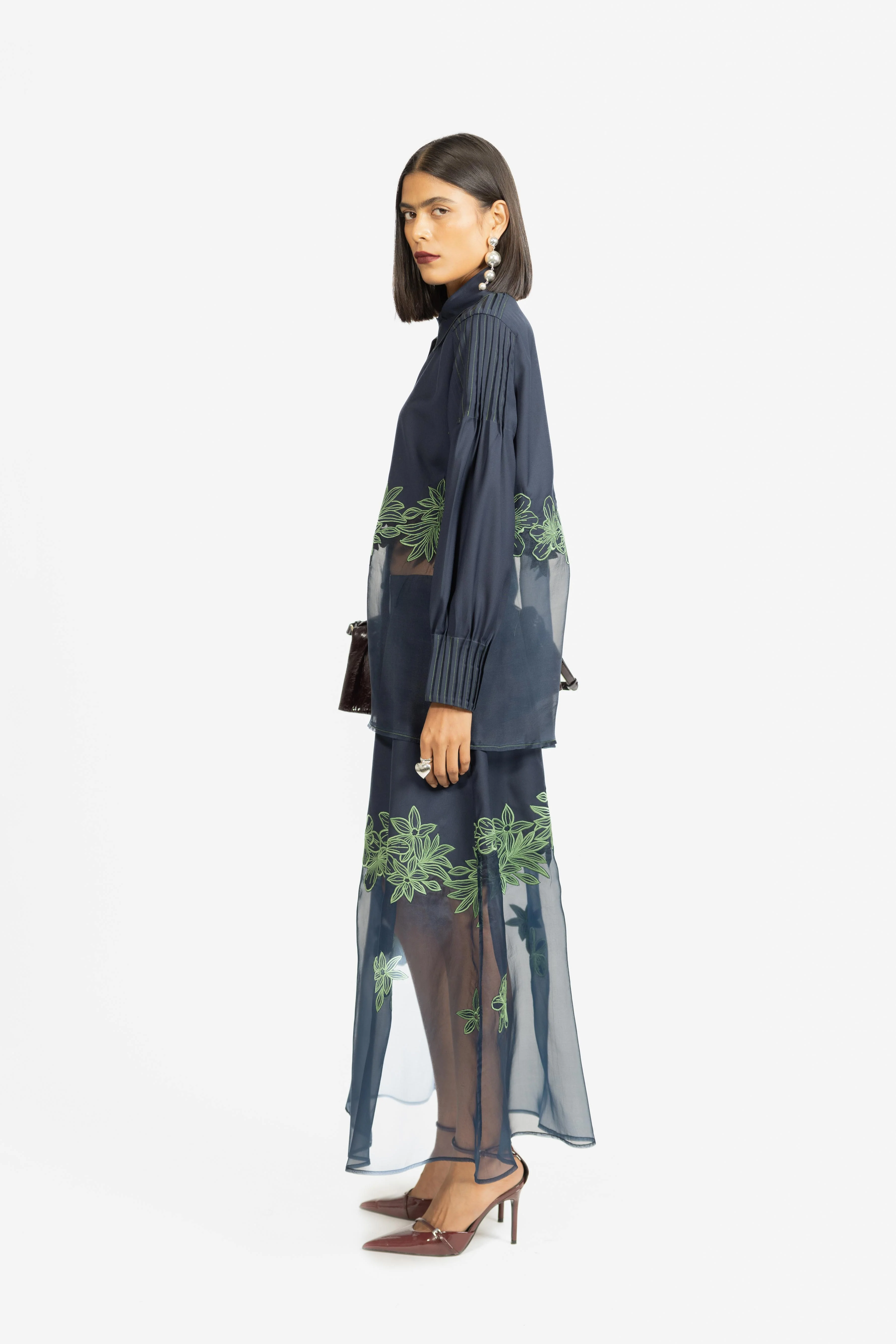 Leora Embroidered Skirt - Image 3