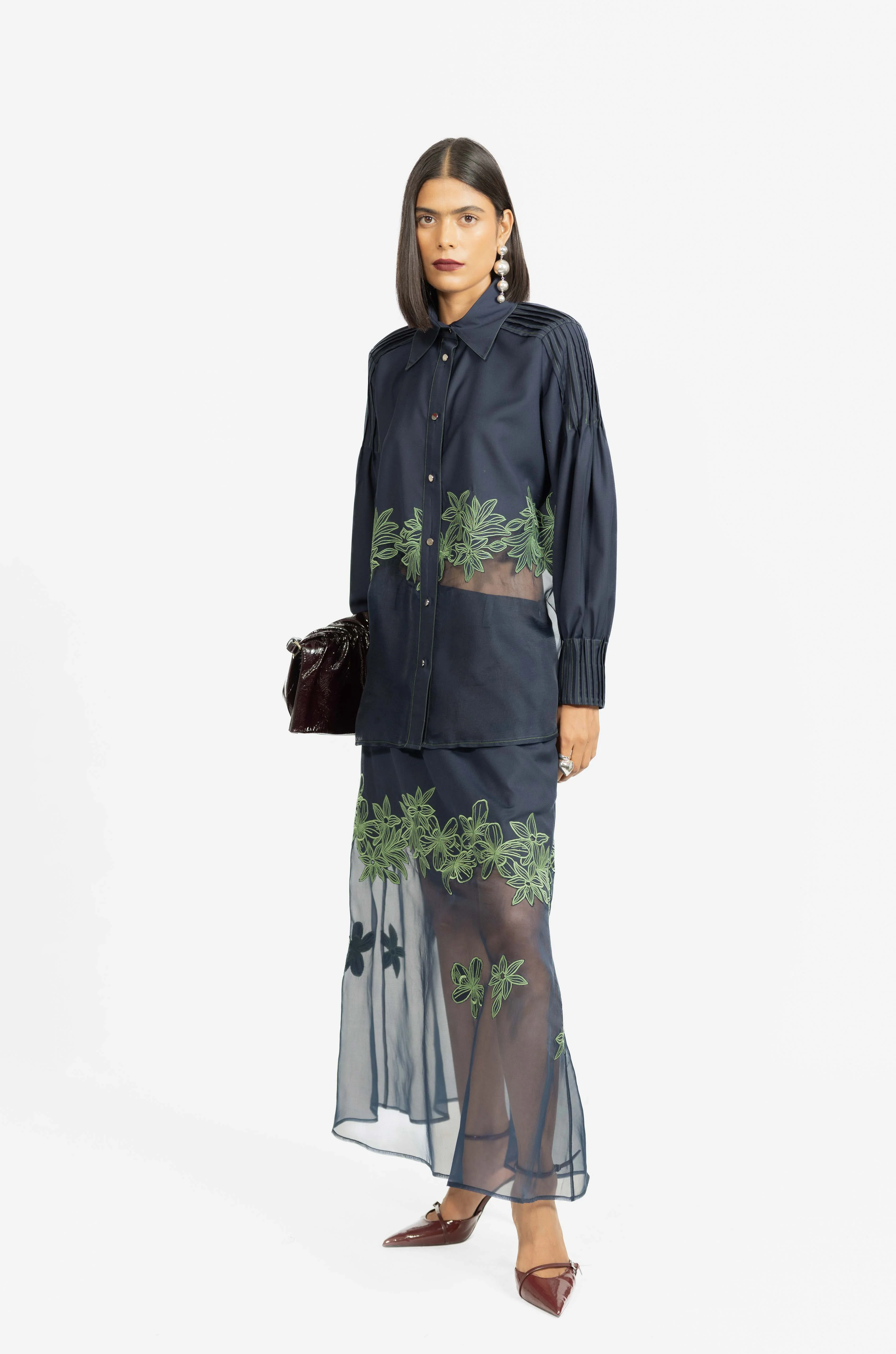 Leora Embroidered Skirt - Image 4
