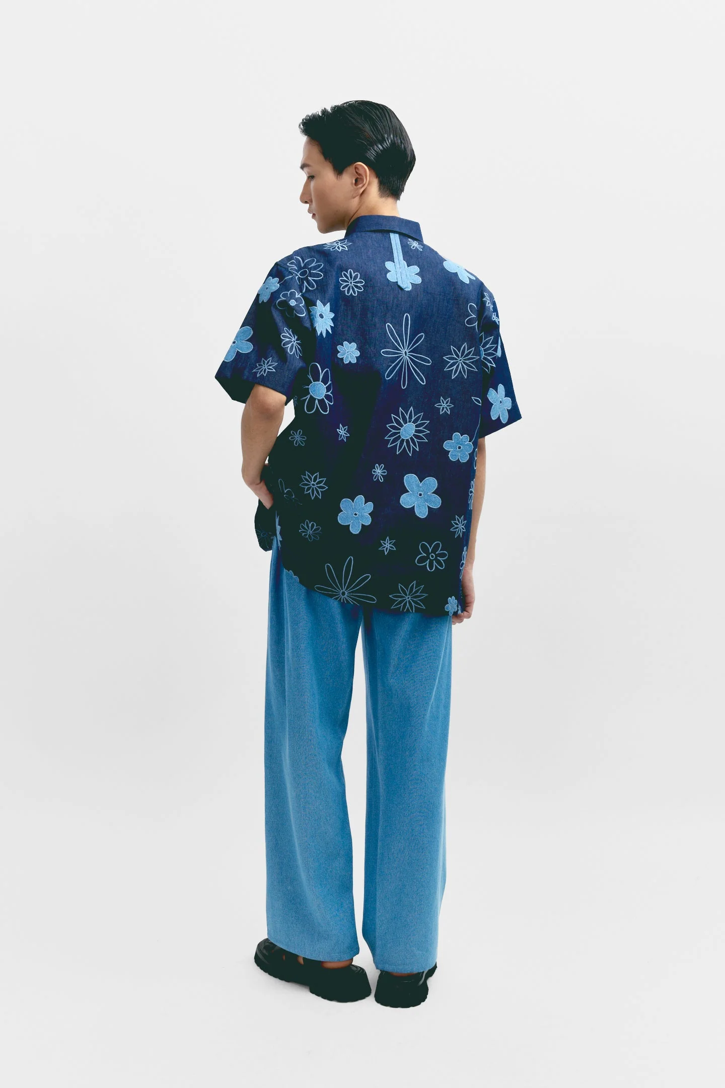 Magellan Embroidered Denim Shirt - Image 5