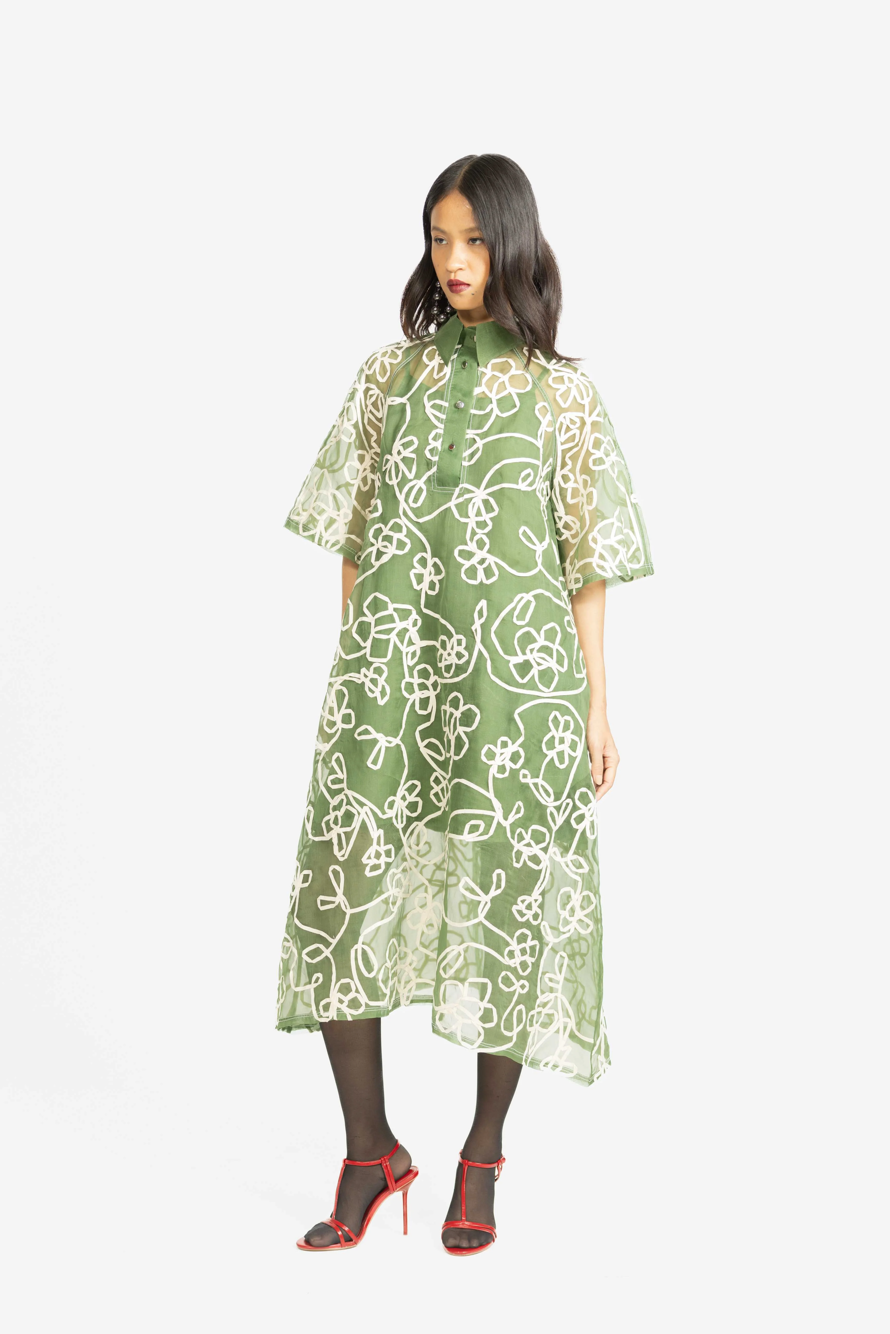Mono Daisy Dress - Image 3