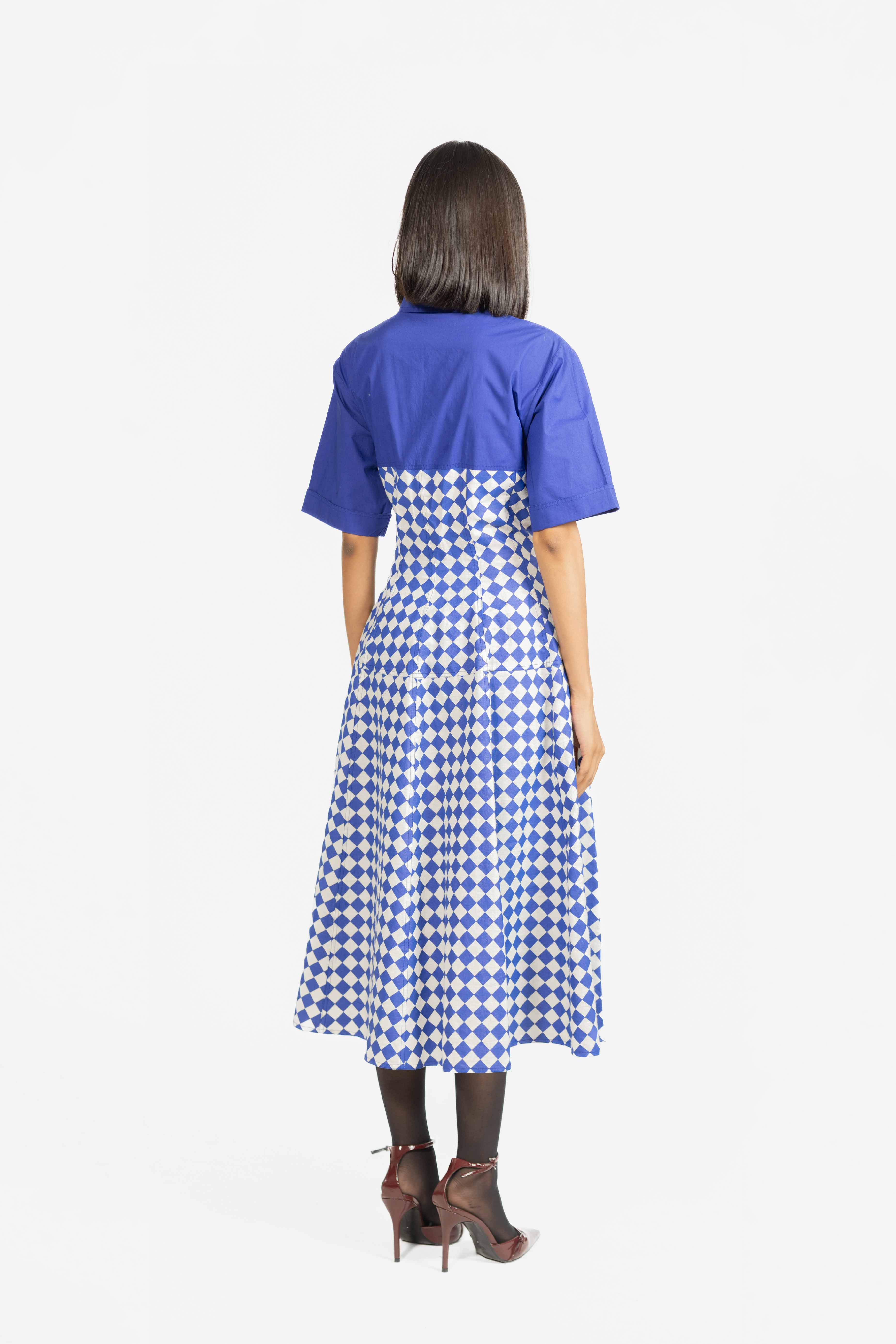 Osaka Dress - Blue - Image 4