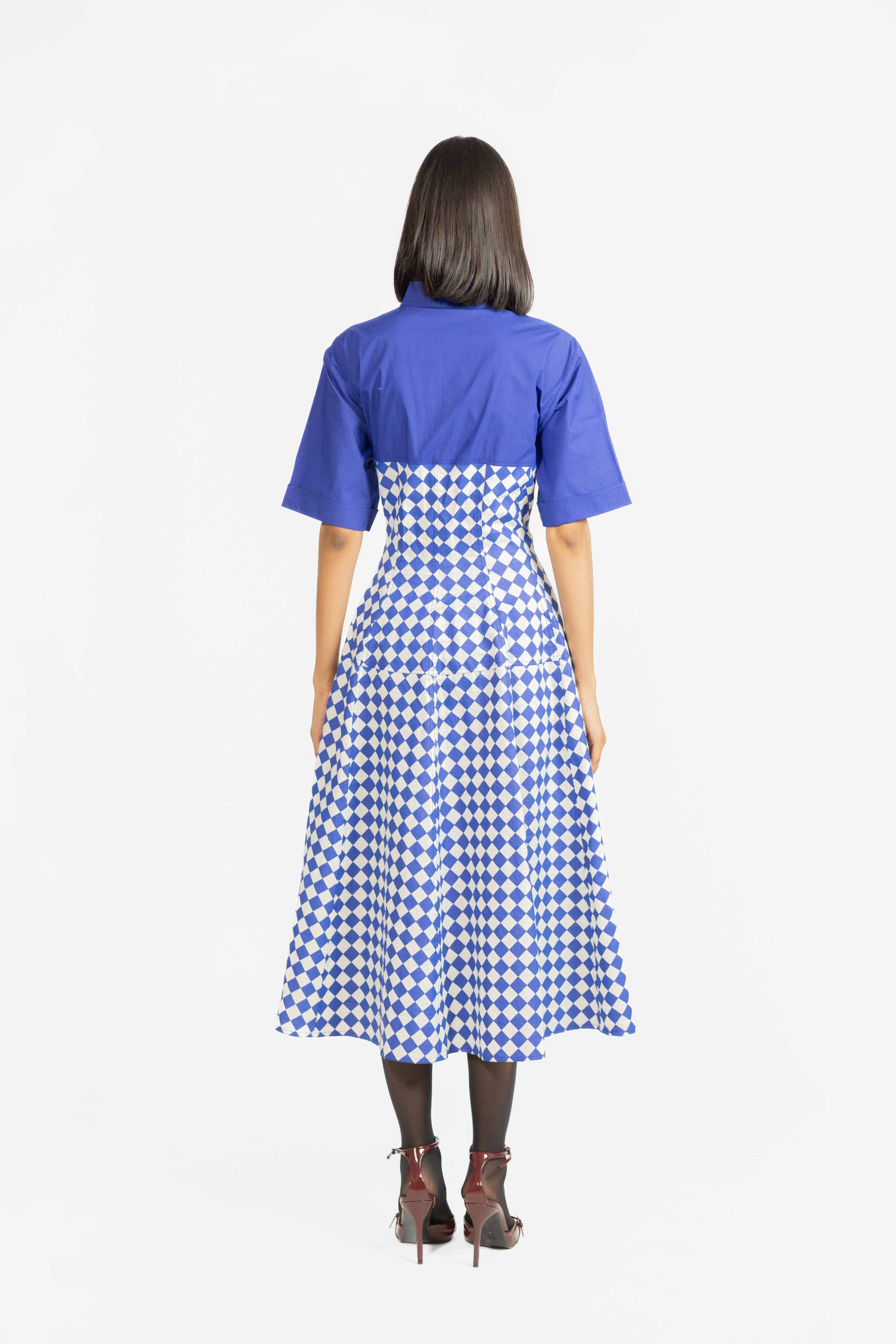 Osaka Dress - Blue - Image 5