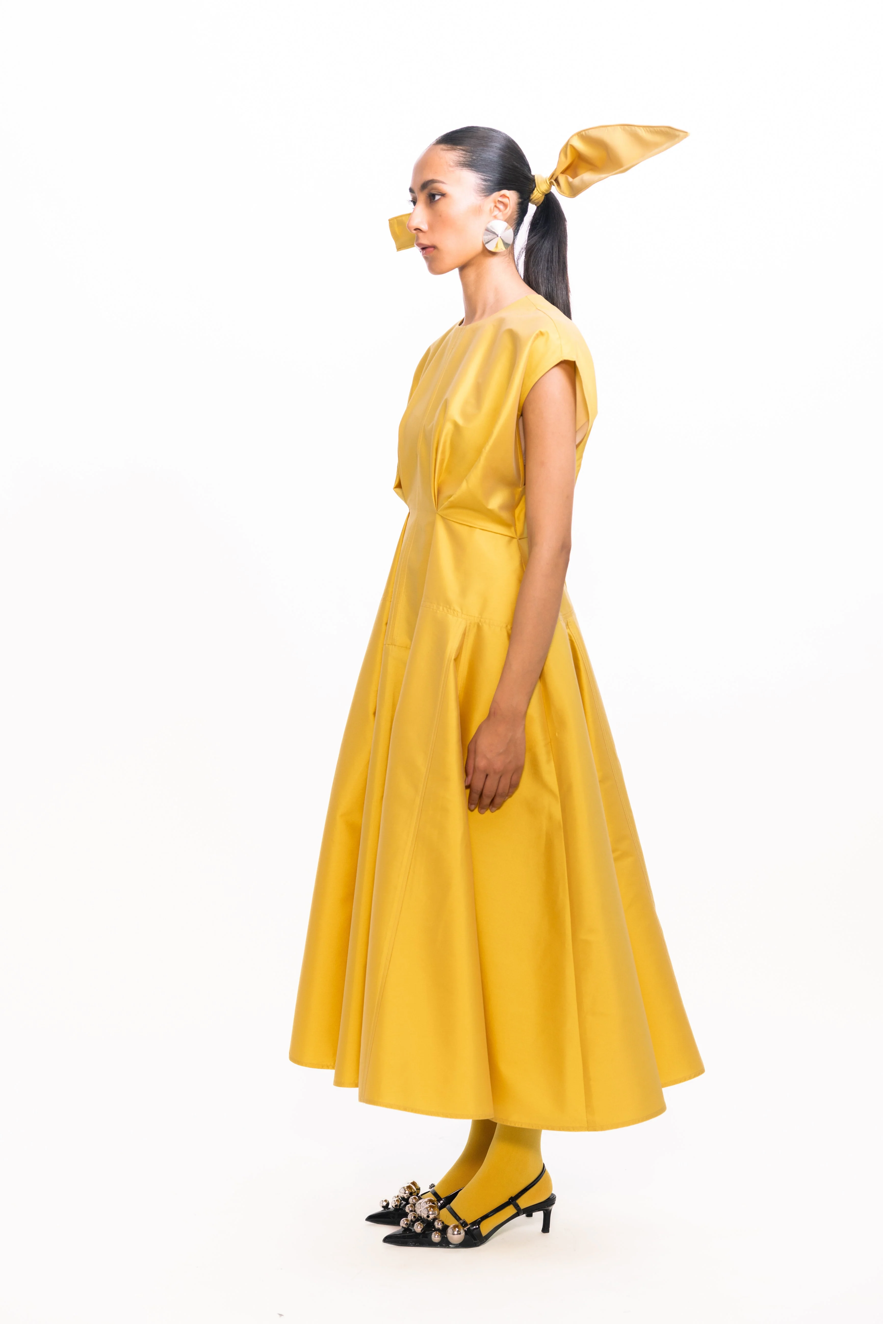 Rift Dress - Yellow - Image 3