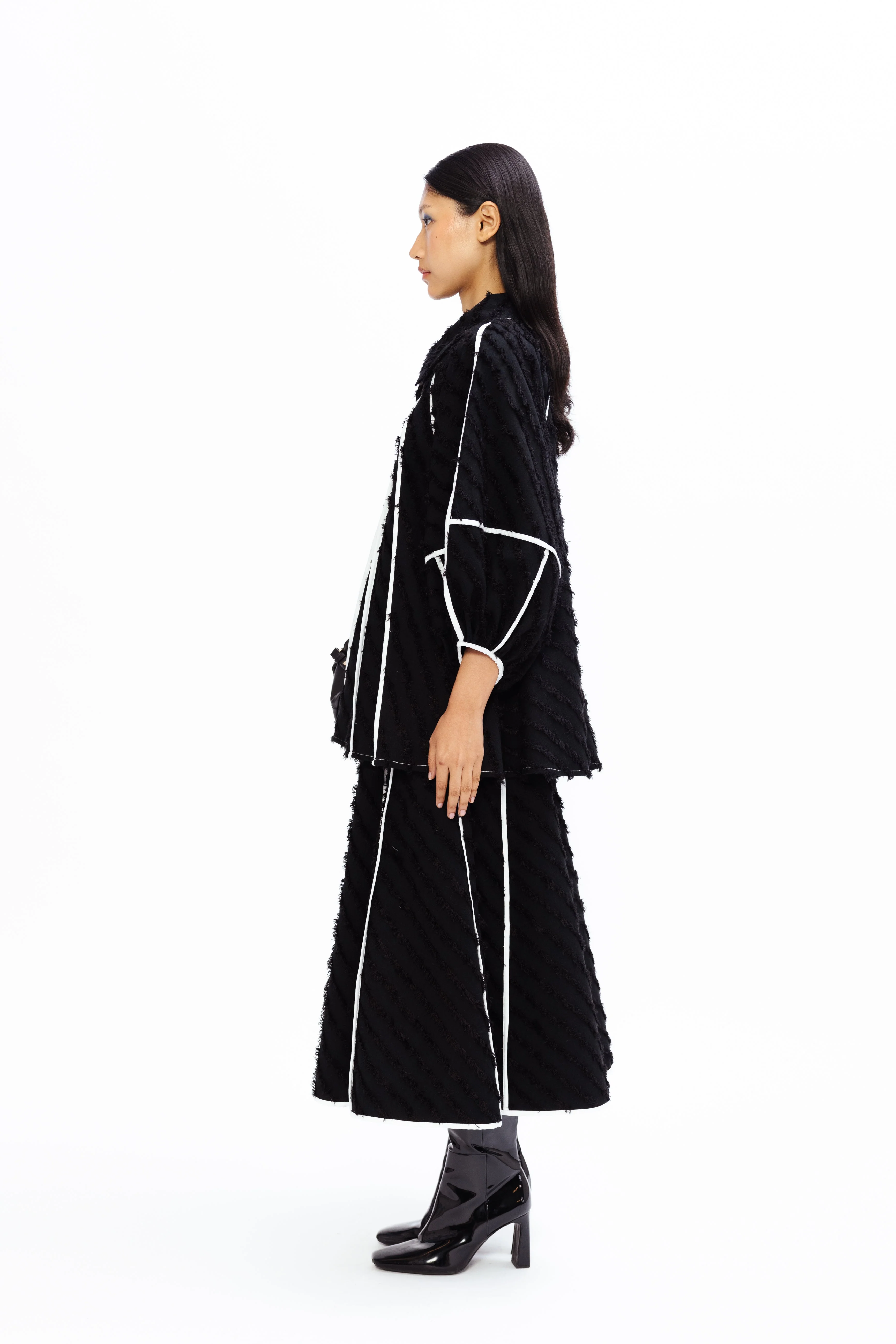 Tilly Wool Skirt - Onyx - Image 4