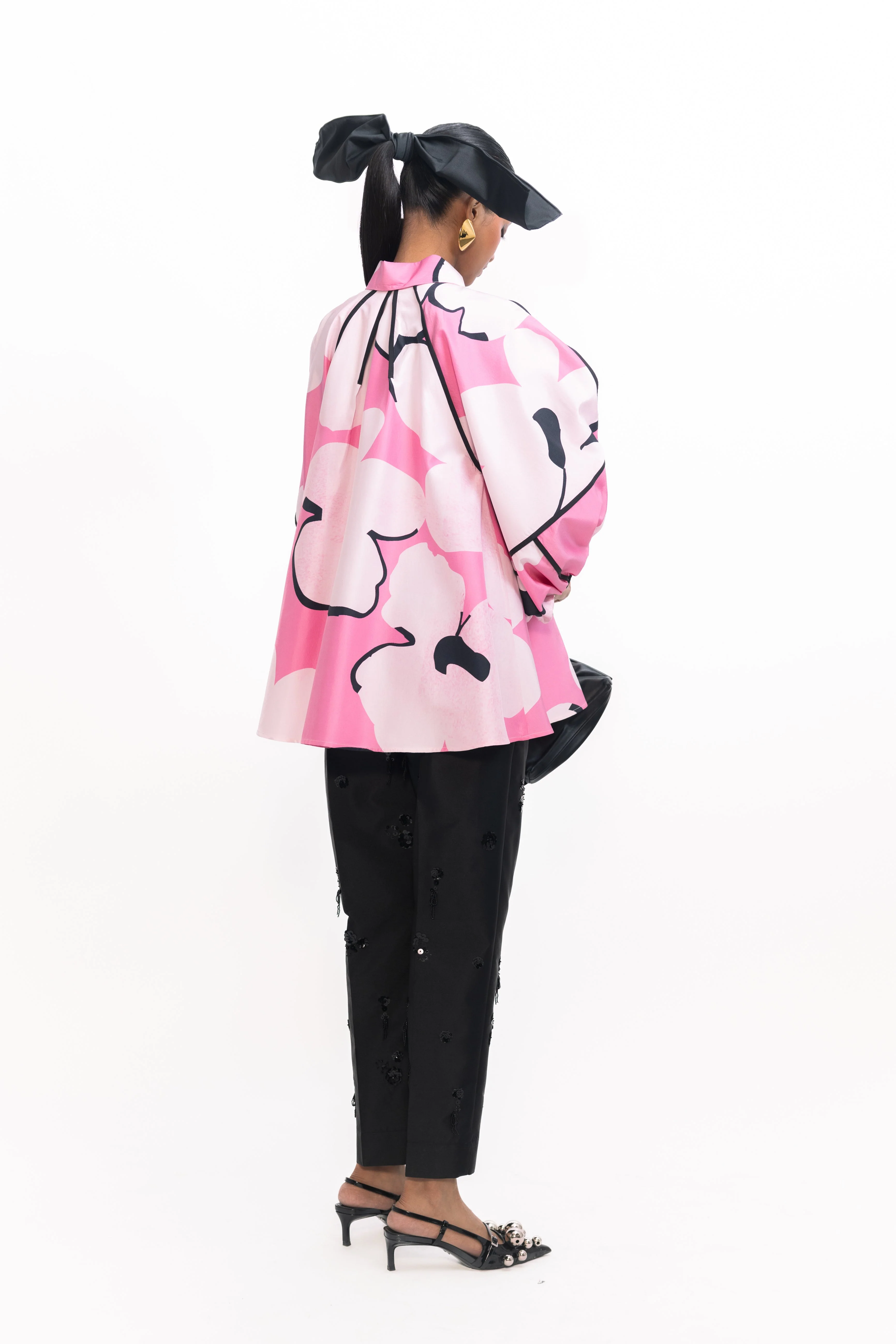 Virgina Silk Shirt - Pink - Image 5