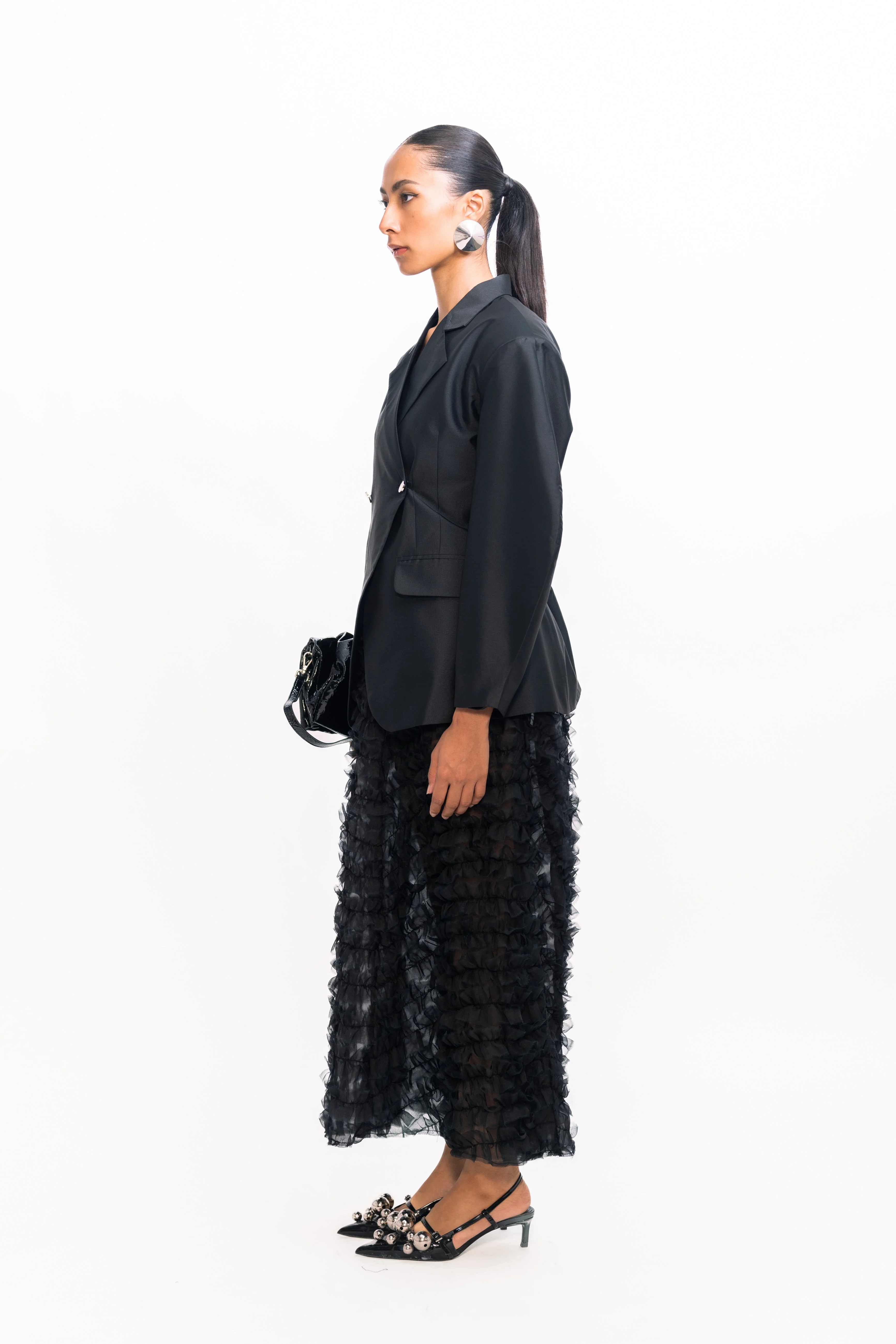Vivian Silk Blazer - Image 3