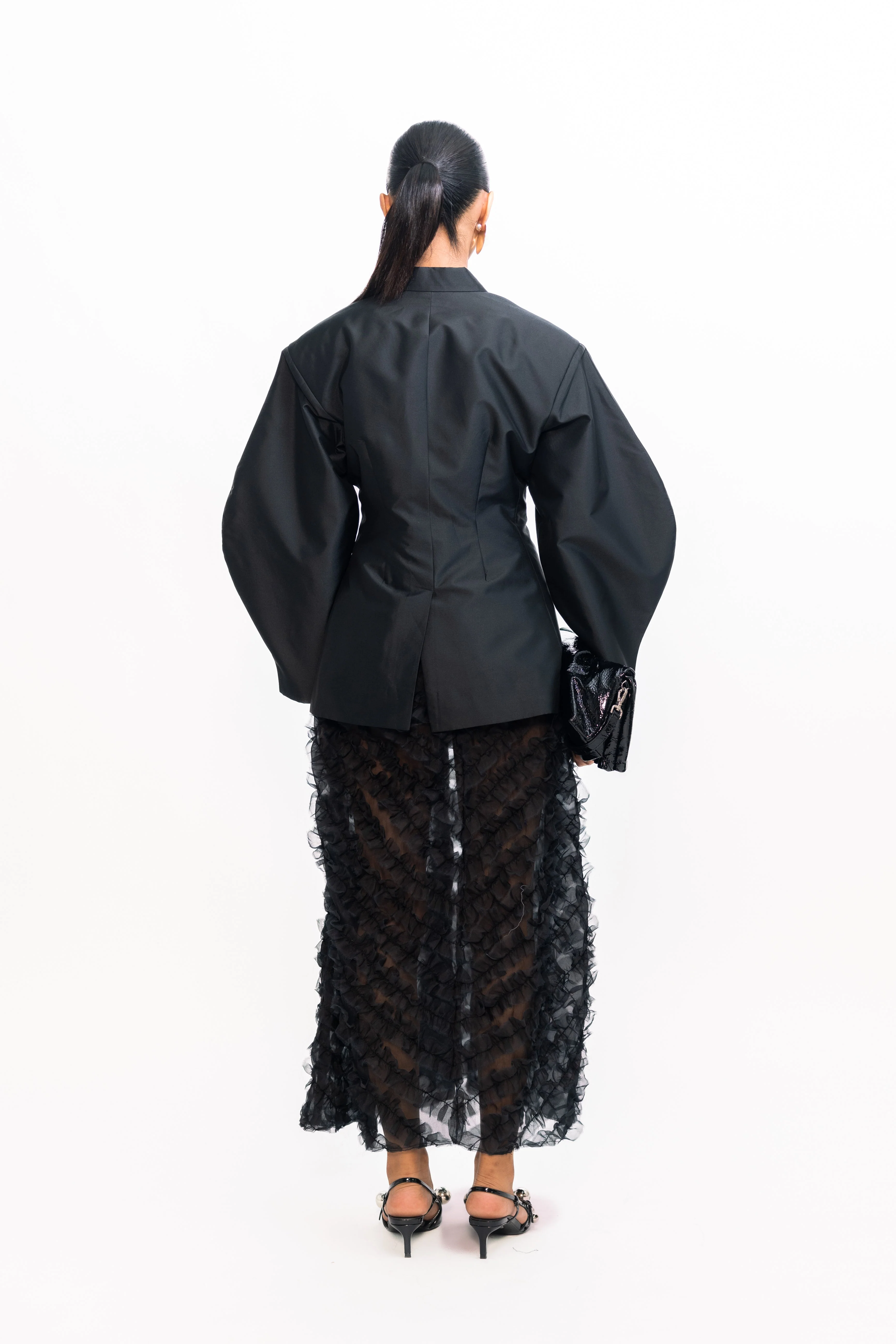 Vivian Silk Blazer - Image 4