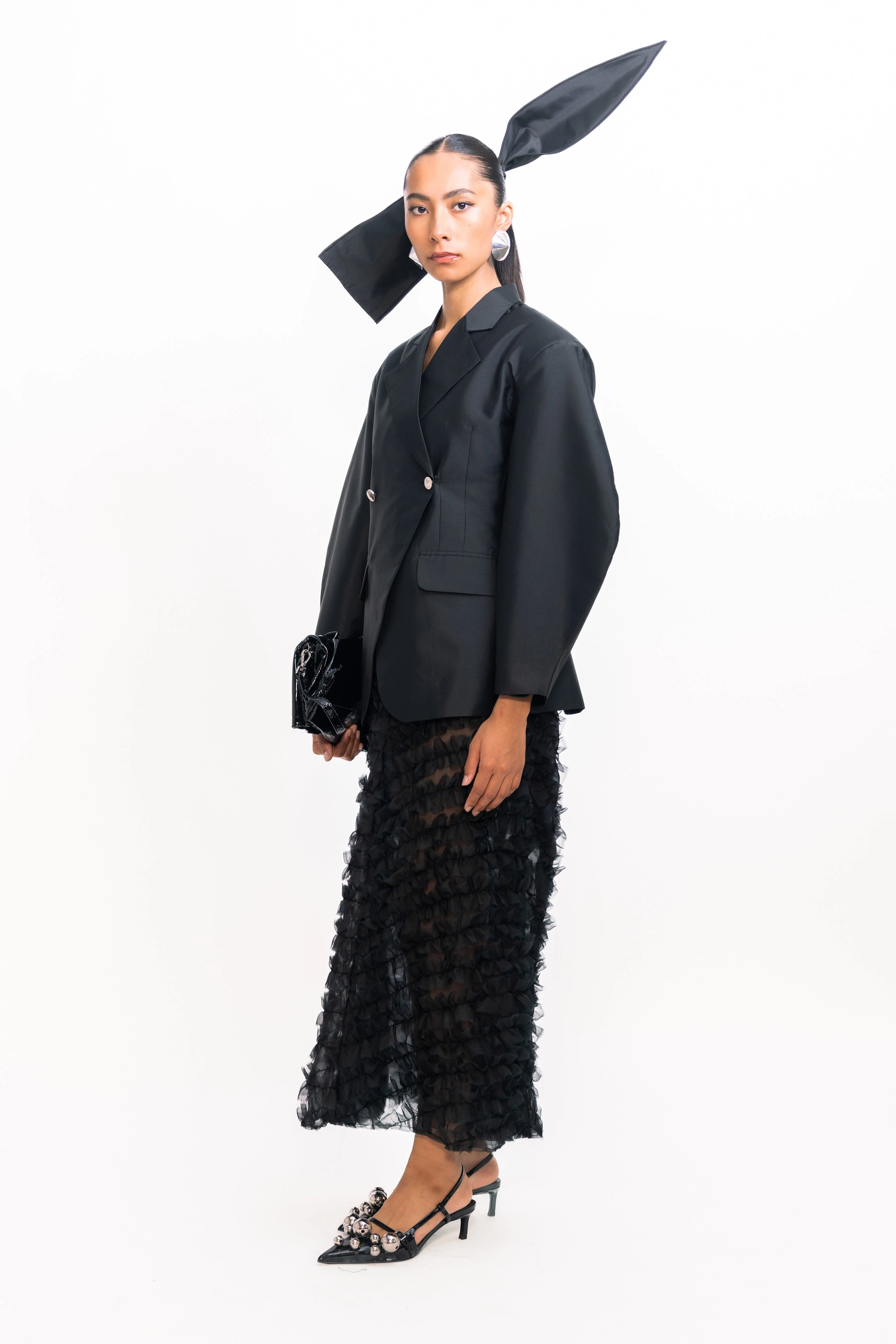Vivian Silk Blazer - Image 6